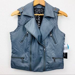 MyAnorak Nylon Waterproof Zip Up Sleeveless Vest S